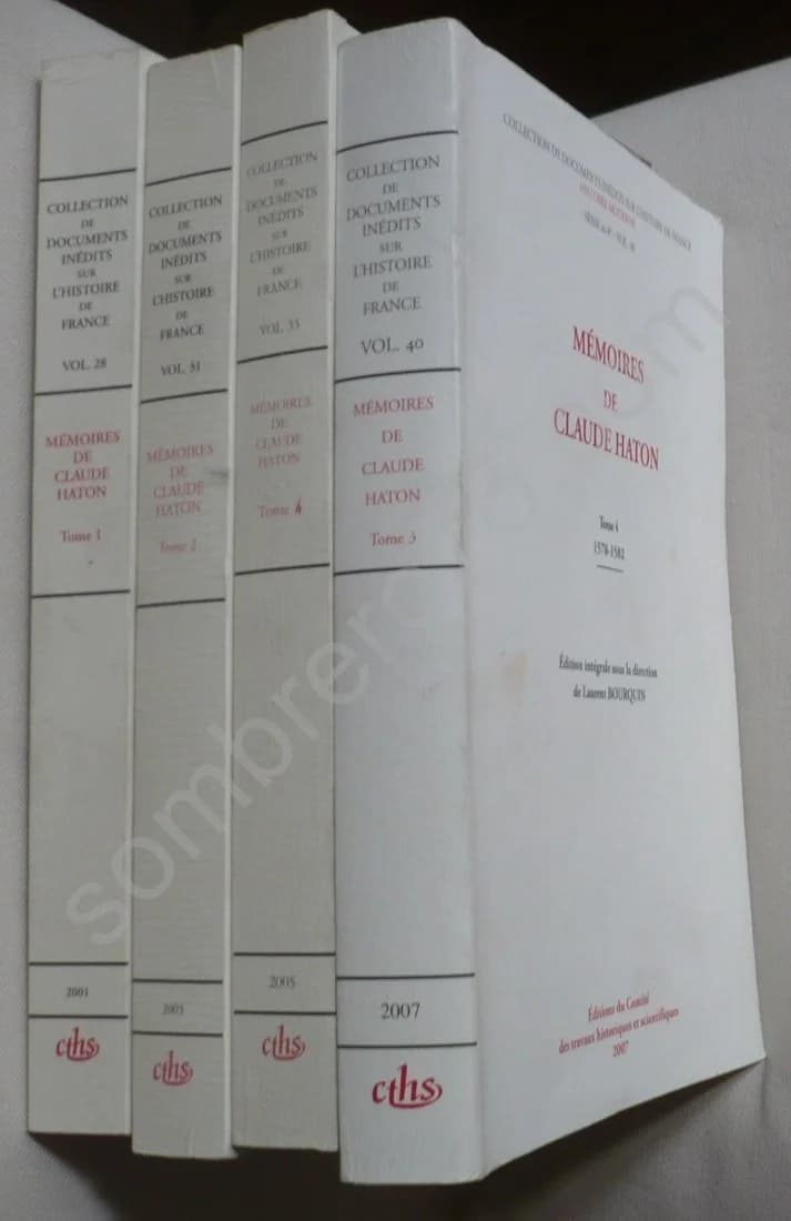 Mémoires de. Complet en 4 Tomes. Edition Intégrale Laurent Bourquin