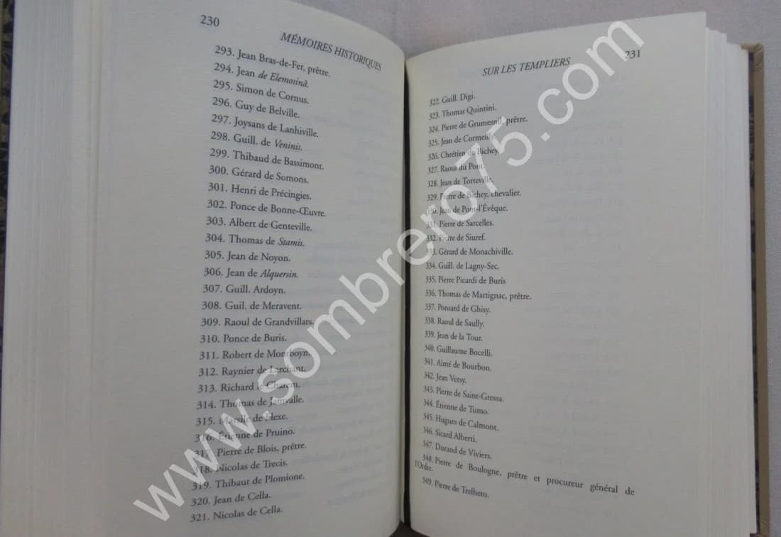 Mémoires Historiques des Templiers -. Ex de Tête - Image 6