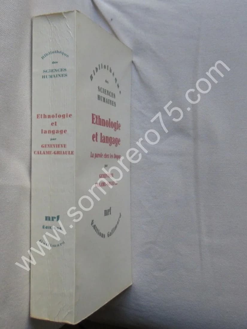 Ethnologie et Langage. La Parole chez les Dogon. CALAME GRIAULE - Image 2