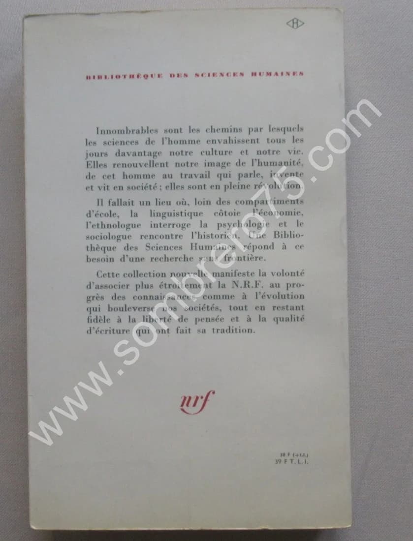 Ethnologie et Langage. La Parole chez les Dogon. CALAME GRIAULE - Image 10