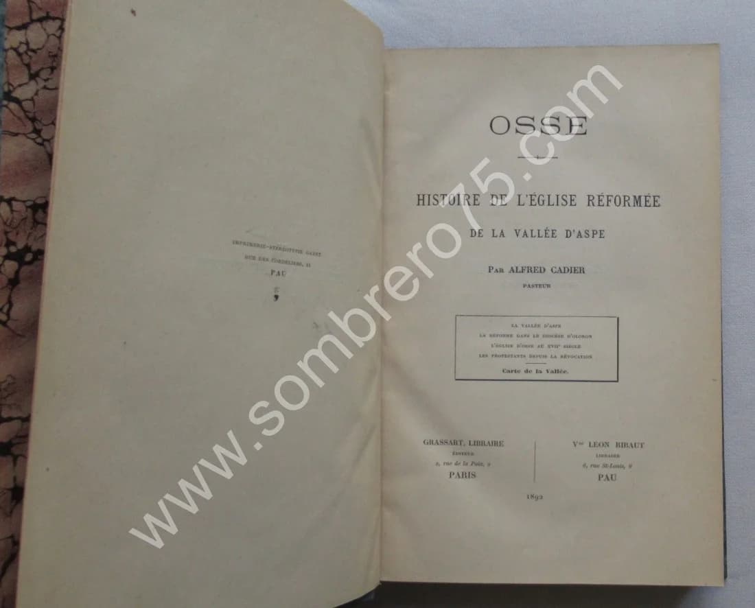 Osse -Histoire de l'Eglise Réformée de la Vallée d'Aspe - Image 2