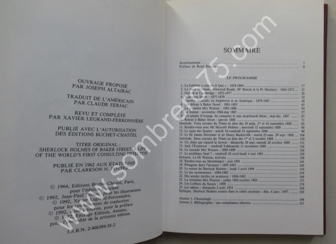 Moi, Sherlock Holmes. Bibiothèque Holmésienne I - Image 4