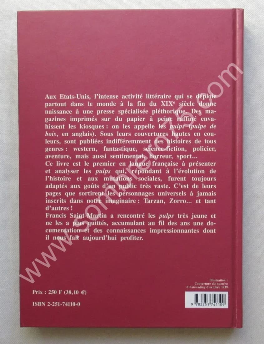Les Pulps L'Âge d'Or de la Littérature Populaire Américaine. Fr. SAINT MARTIN - Image 6