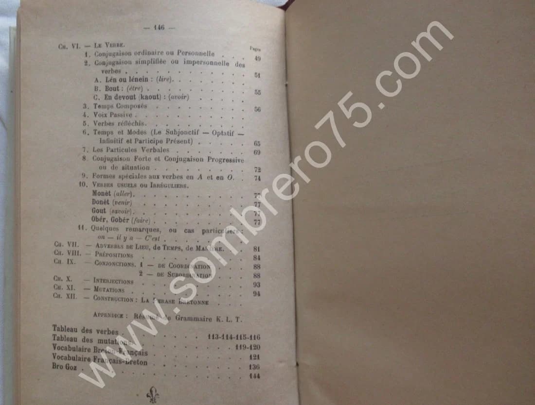 Précis de Grammaire Bretonne Vannetaise. Chanoine MARY - Image 6