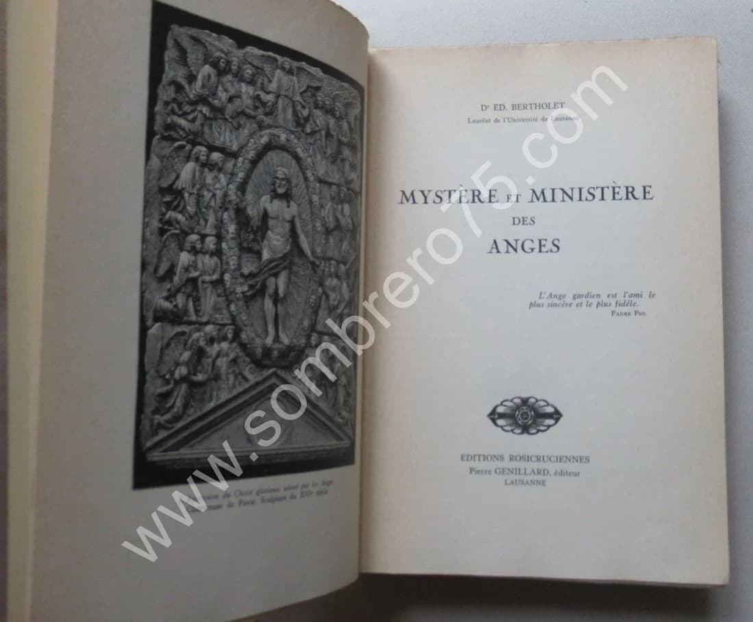 Mystère et Ministère des Anges. Dr. Ed. BERTHOLET - Image 3