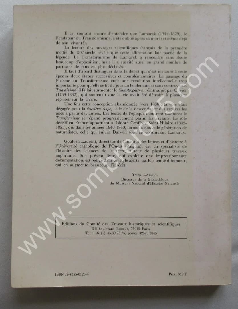 Paléontologie et Evolution en France 1800-1860 - Image 6