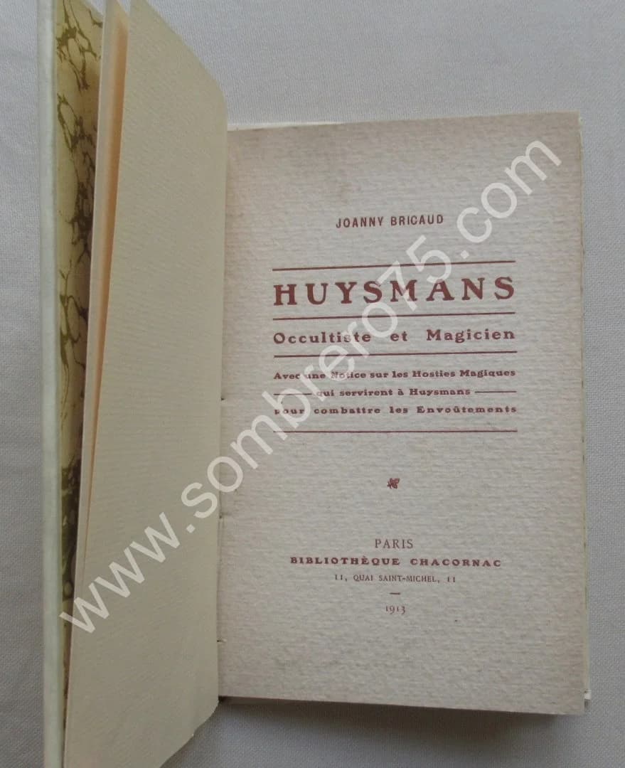 Huysmans - Occultiste et Magicien.. 1913 - Image 3