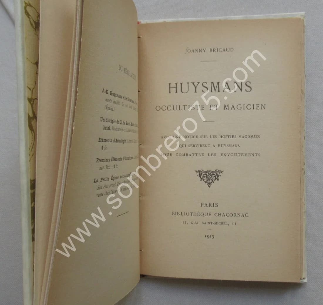 Huysmans - Occultiste et Magicien.. 1913 - Image 5