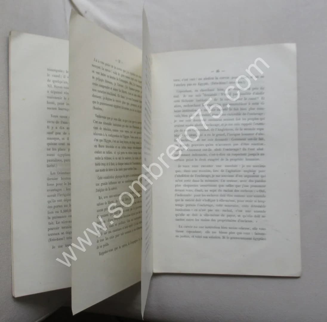 Banquet du Canal de Suez. 11 février 1864. Discours de S.A.L. Le Prince Napoléon - Image 5