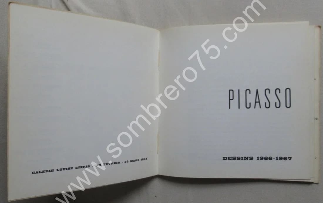 Picasso Dessins 1966-1967 - Image 3