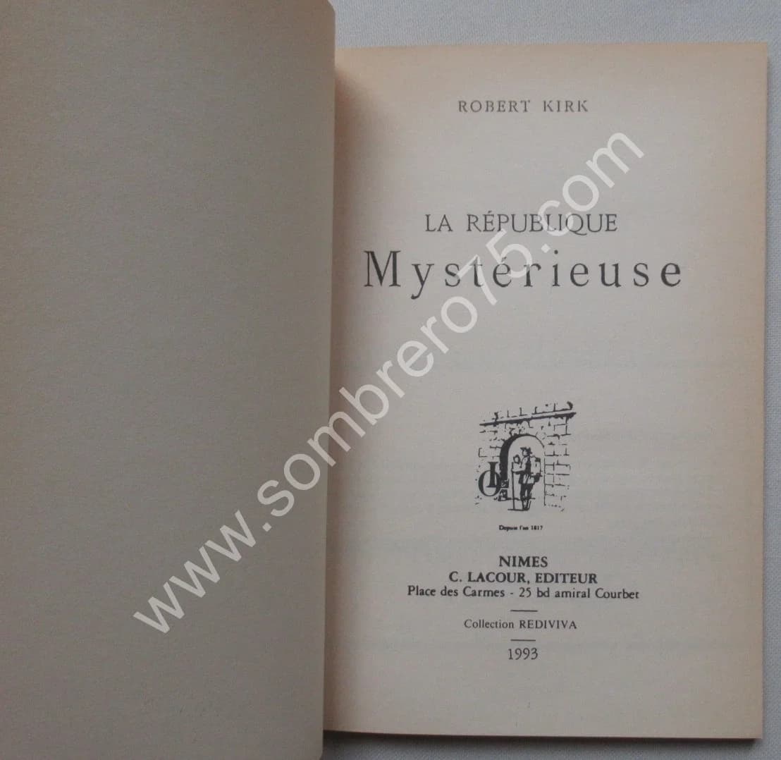 La République Mystérieuse des Elfes, Faunes Fées et autres semblables. R. KIRK - Image 3
