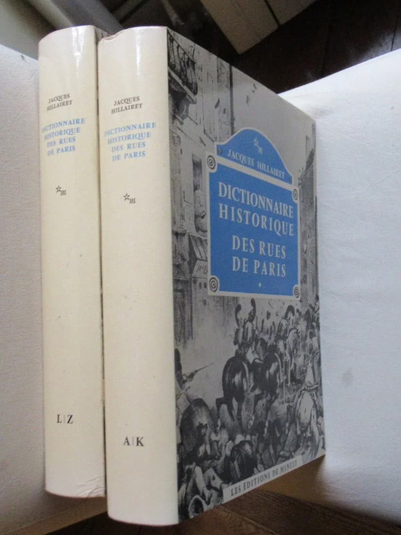 Dictionnaire Historique des Rues de Paris. 1963. Hillaret. 3 volumes - Image 2