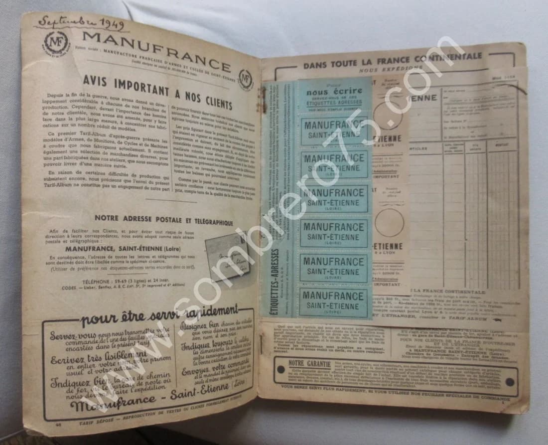Manufrance 1949 - Image 3
