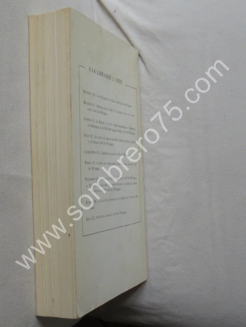 L'Idéalisme Kantien. Pierre LACHIEZE REY - Image 6