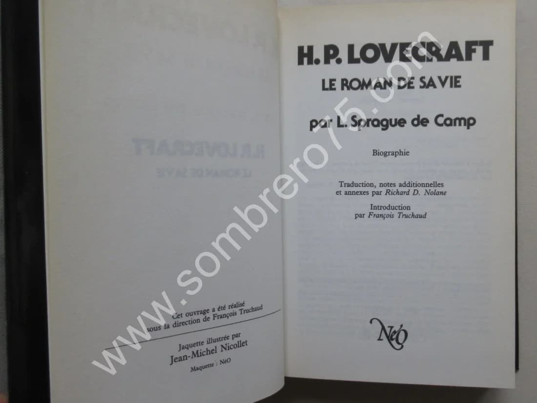 H. P. LOVECRAFT - Le Roman de sa Vie. L. SPRAGUE DE CAMP - Image 3