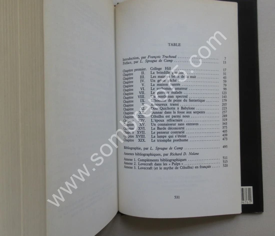 H. P. LOVECRAFT - Le Roman de sa Vie. L. SPRAGUE DE CAMP - Image 4