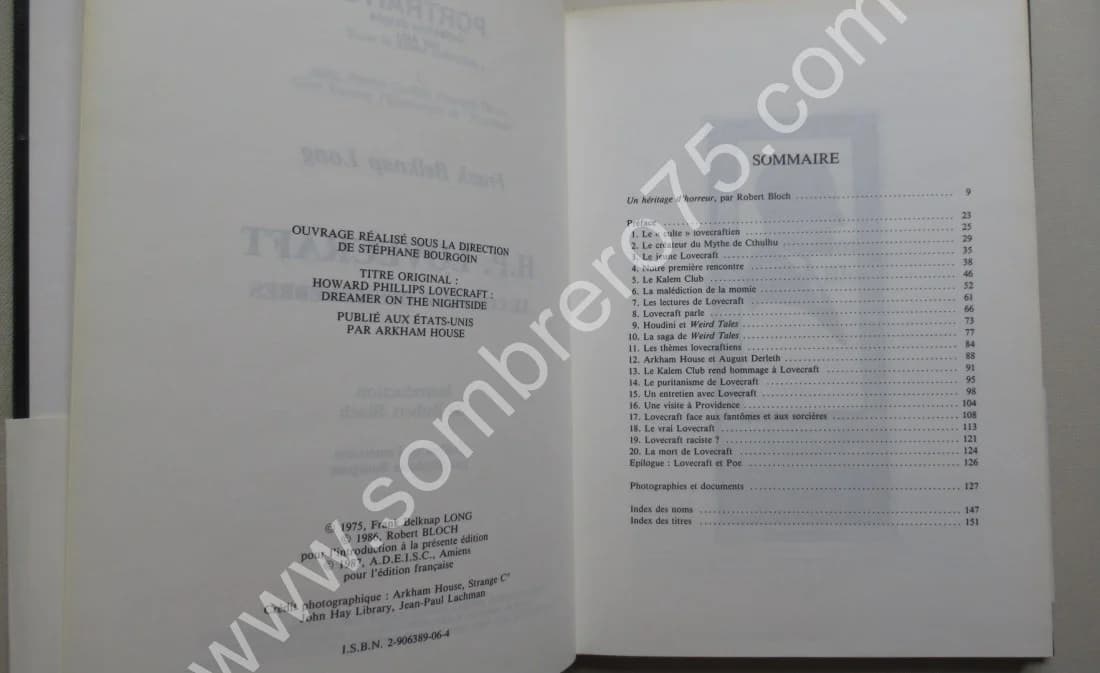H. P. LOVECRAFT - Le Conteur des Ténèbres. Franck Belknap Long - Image 7