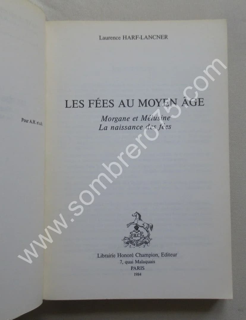 Les Fées au Moyen Age. Morgane et Mélusine. L. HARF-LANCNER - Image 3