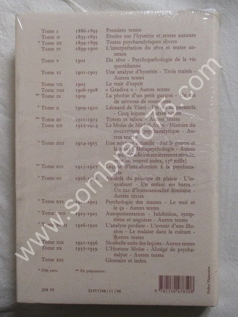 Oeuvres Complètes Psychanalyse XV 1916-1920. Sigmund FREUD - Image 3