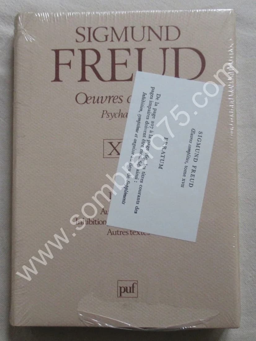 Oeuvres Complètes Psychanalyse XVII 1923- 1925