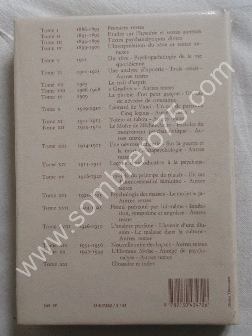 Oeuvres Complètes Psychanalyse XVI. 1921-1923. Sigmund FREUD - Image 3