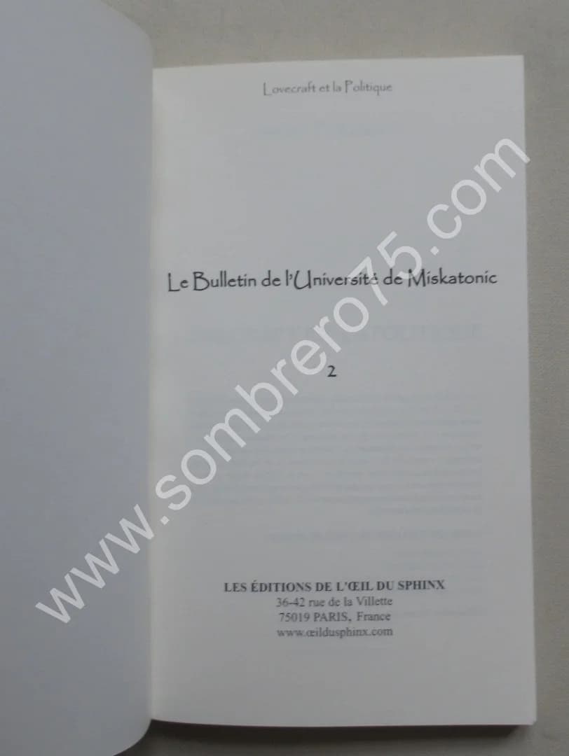 Lovecraft et la Politique - Image 3