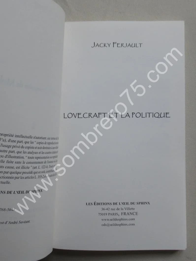 Lovecraft et la Politique - Image 4