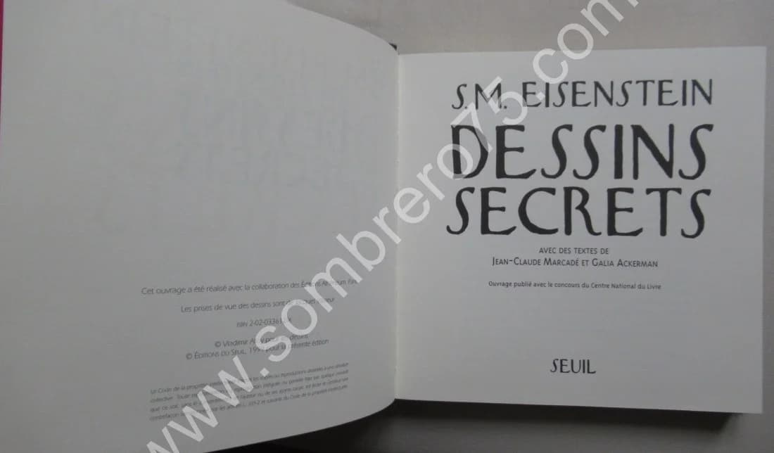 S.M. EISENSTEIN. Dessins secrets. 1999 - Image 3