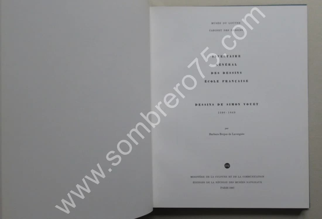 Inventaire Général des Dessins de Simon VOUET 1590-1649. Dessins Français du Musée du Louvre - Image 3
