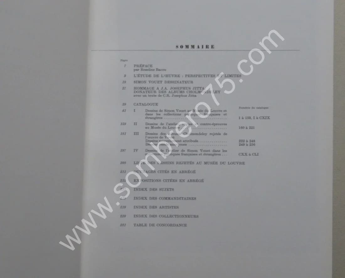Inventaire Général des Dessins de Simon VOUET 1590-1649. Dessins Français du Musée du Louvre - Image 7