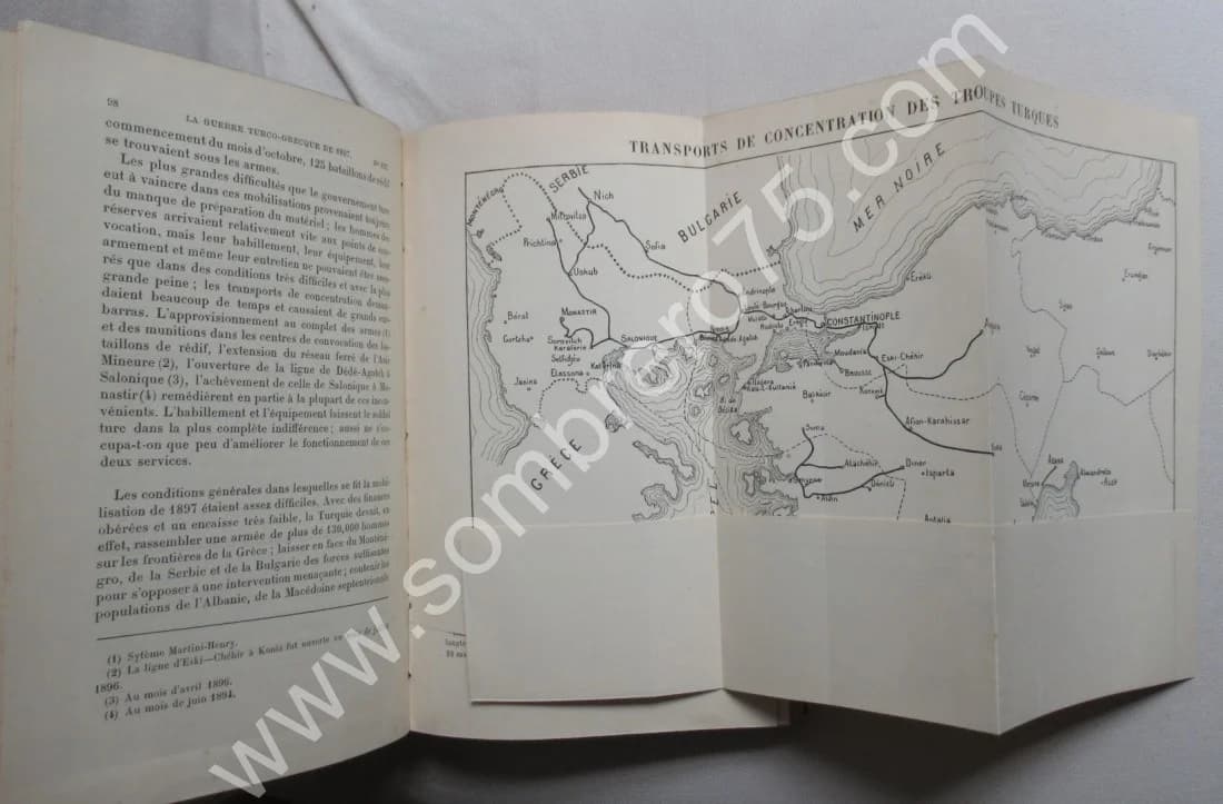 Guerre Turco Grecque 1897. Revue Militaire de l'Etranger (8 numéros) - Image 3