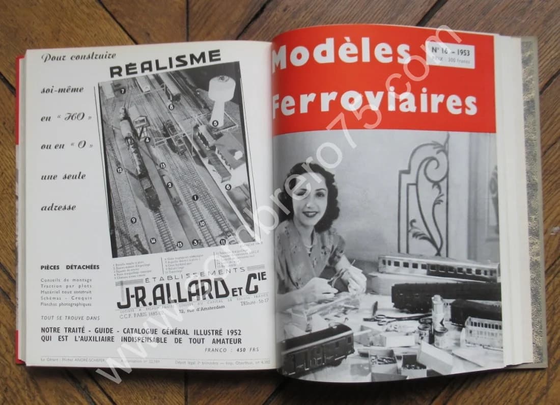 Modèles Ferroviaires des Réseaux à l'échelle, des plans... 1950 à 1953 : 16 Numéros - Image 12