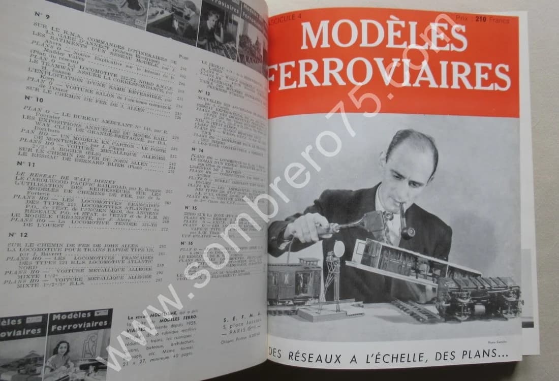 Modèles Ferroviaires des Réseaux à l'échelle, des plans... 1950 à 1953 : 16 Numéros - Image 13