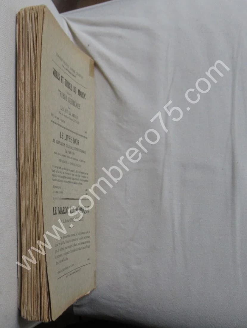 Tribus Berbères Tome II. Villes et Tribus du Maroc. Lt SPILLMANN. Envoi - Image 11