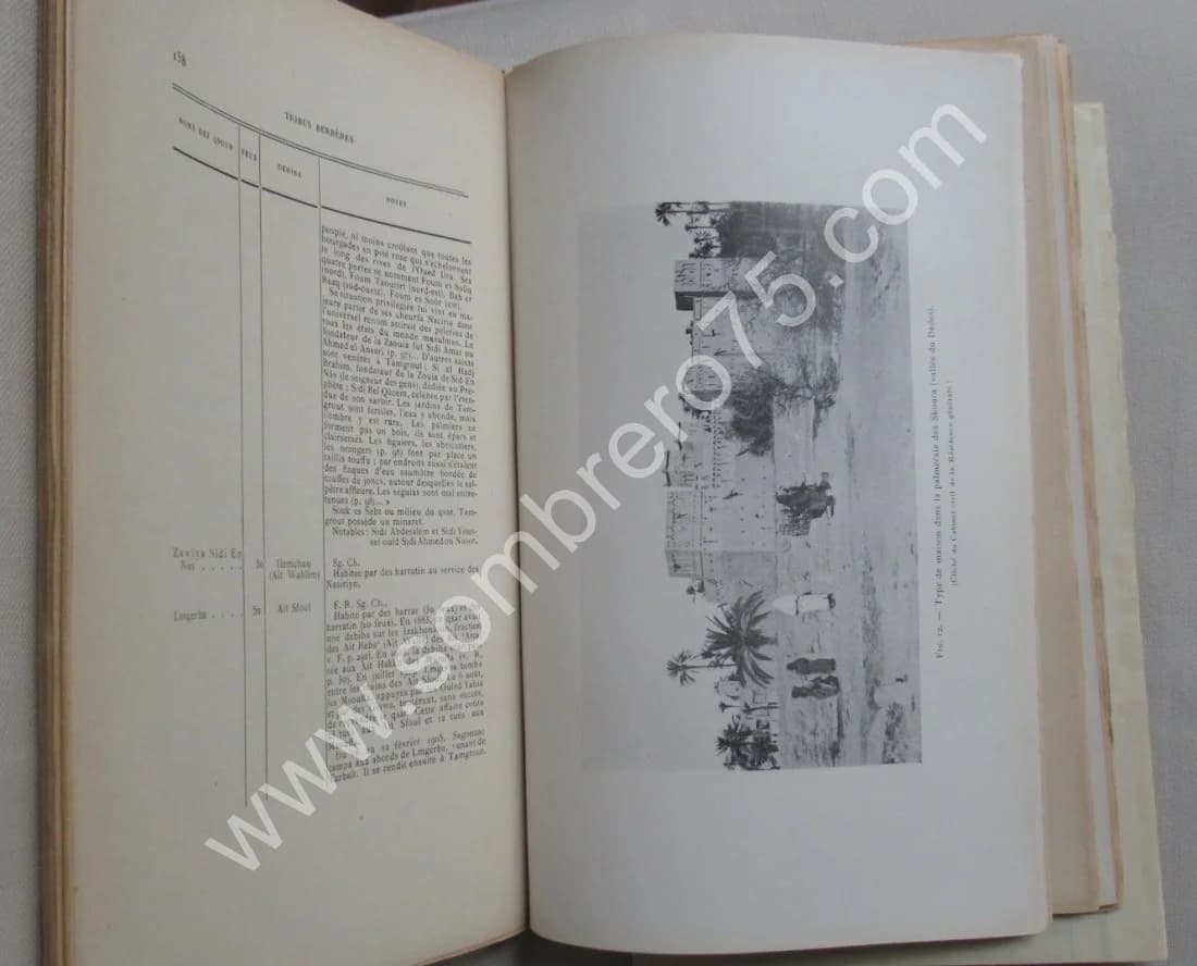 Tribus Berbères Tome II. Villes et Tribus du Maroc. Lt SPILLMANN. Envoi - Image 7