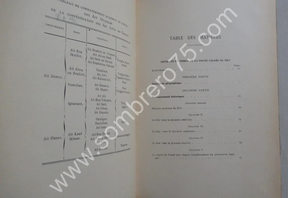 Tribus Berbères Tome II. Villes et Tribus du Maroc. Lt SPILLMANN. Envoi - Image 8