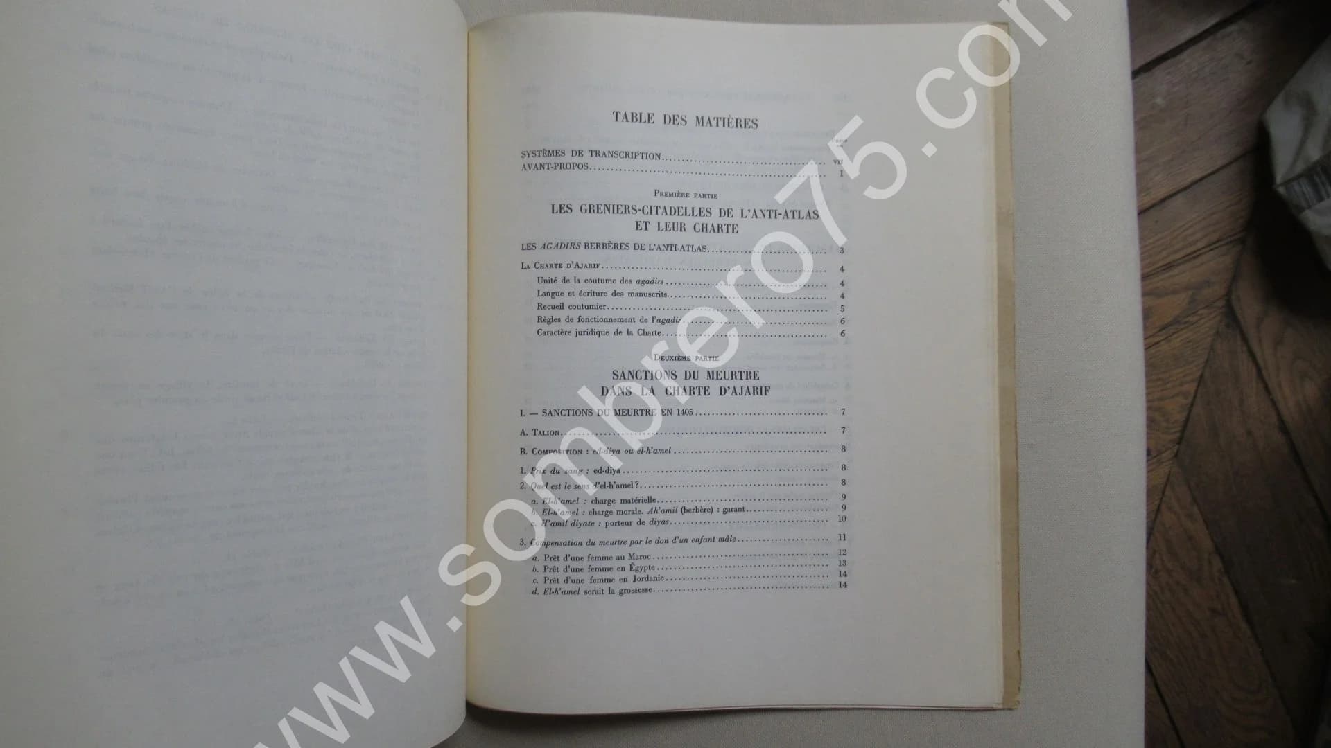 Le Prix du Sang chez les Berbères de l'Atlas. Tome XV. 2e Partie. JACQUES MEUNIE - Image 10