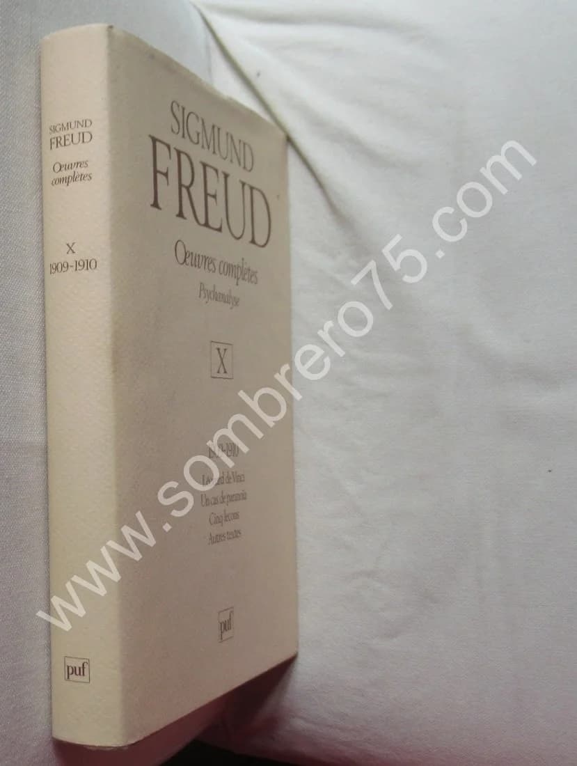 Oeuvres Complètes Psychanalyse X. 1909-1910. Sigmund FREUD - Image 2