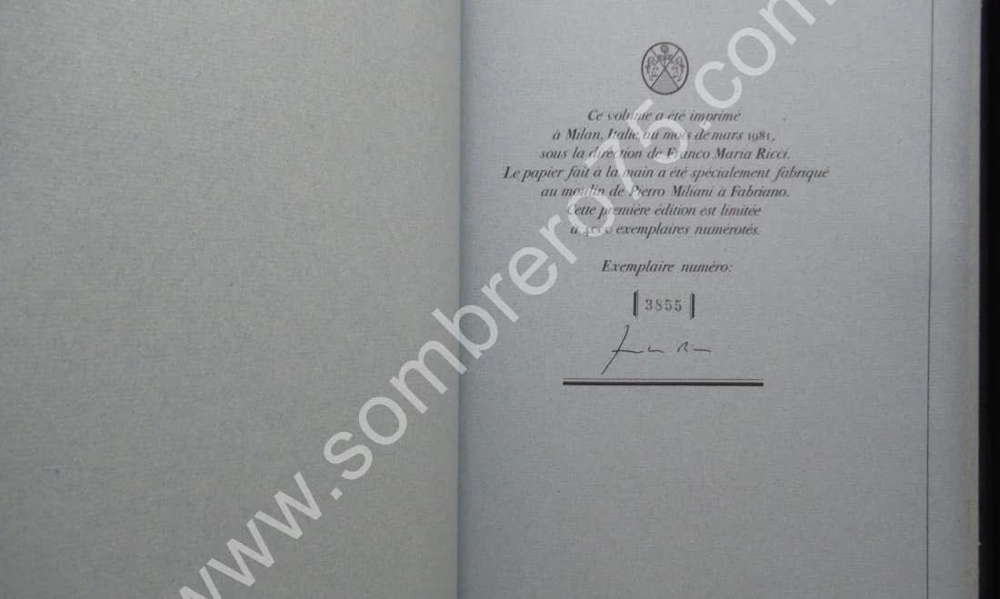 "Le Déserteur" illustré Numéroté Franco Maria Ricci 1981 - Image 8