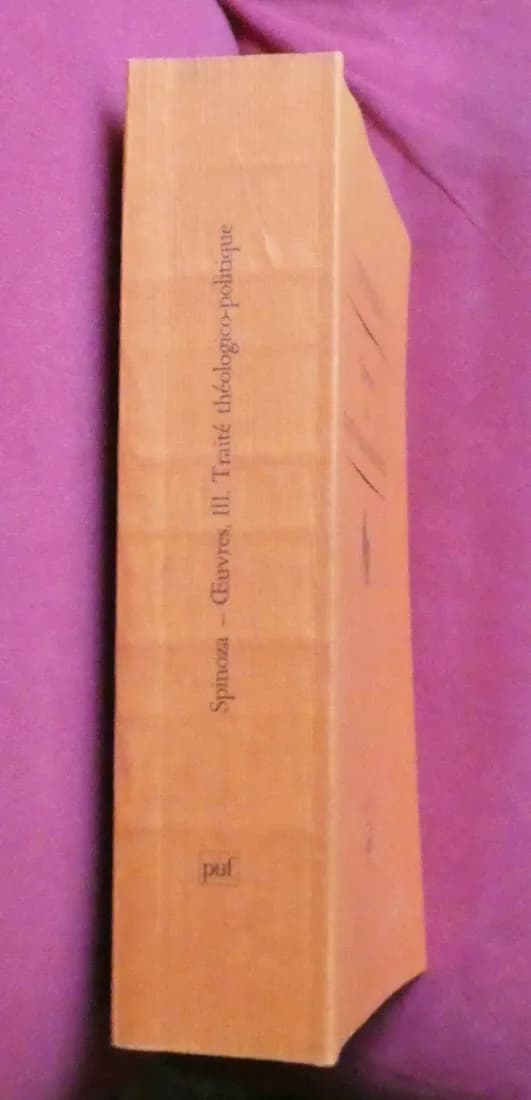 Oeuvres III Traité Théologico Politique SPINOZA - Image 2