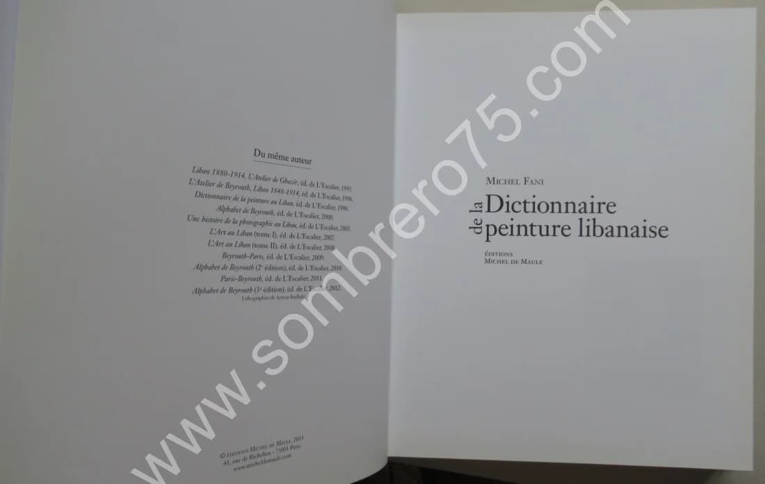 Dictionnaire de la Peinture Libanaise - Image 2