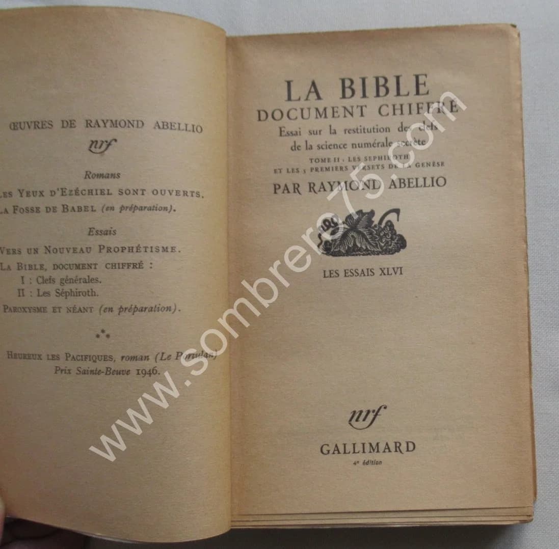 La Bible Document Chiffré. - 2 Tomes - Image 6