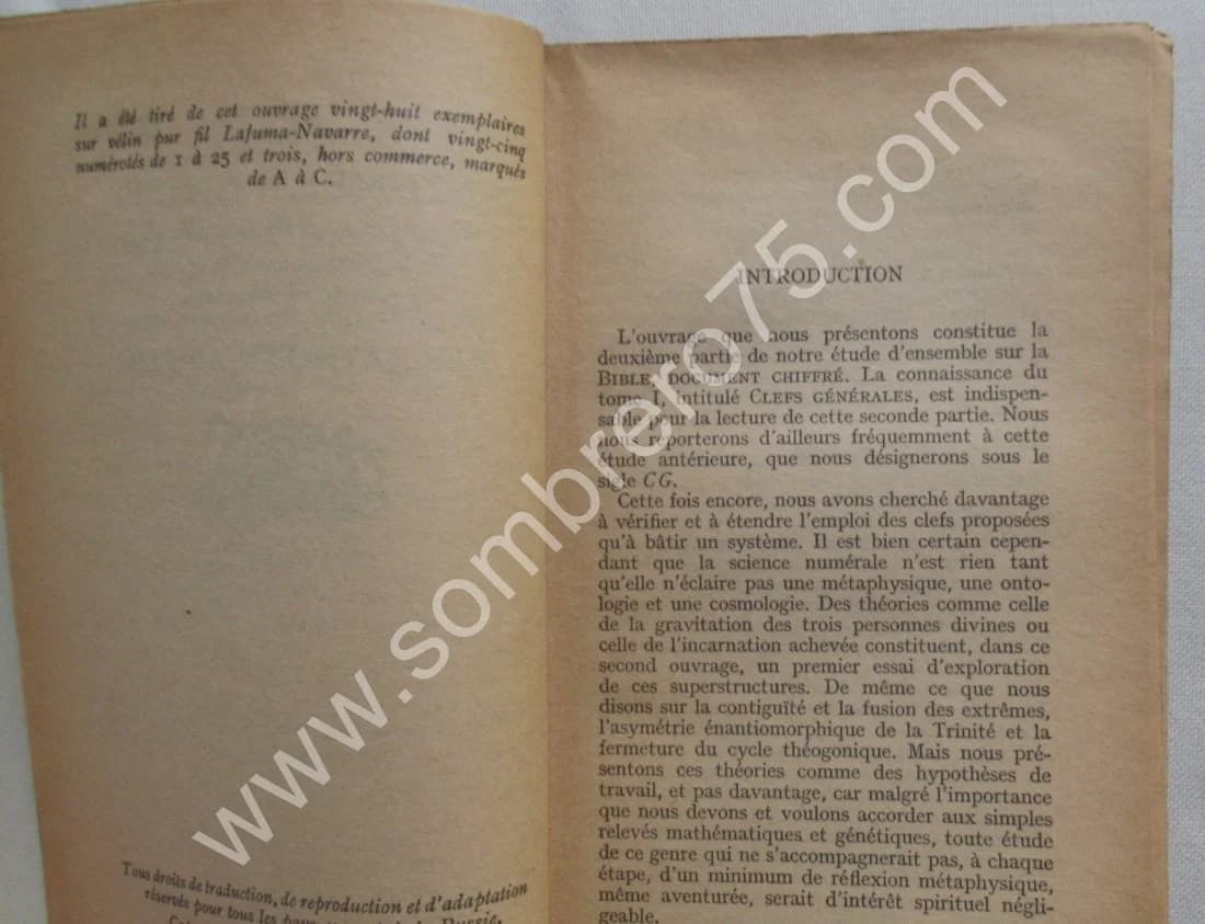 La Bible Document Chiffré. - 2 Tomes - Image 7