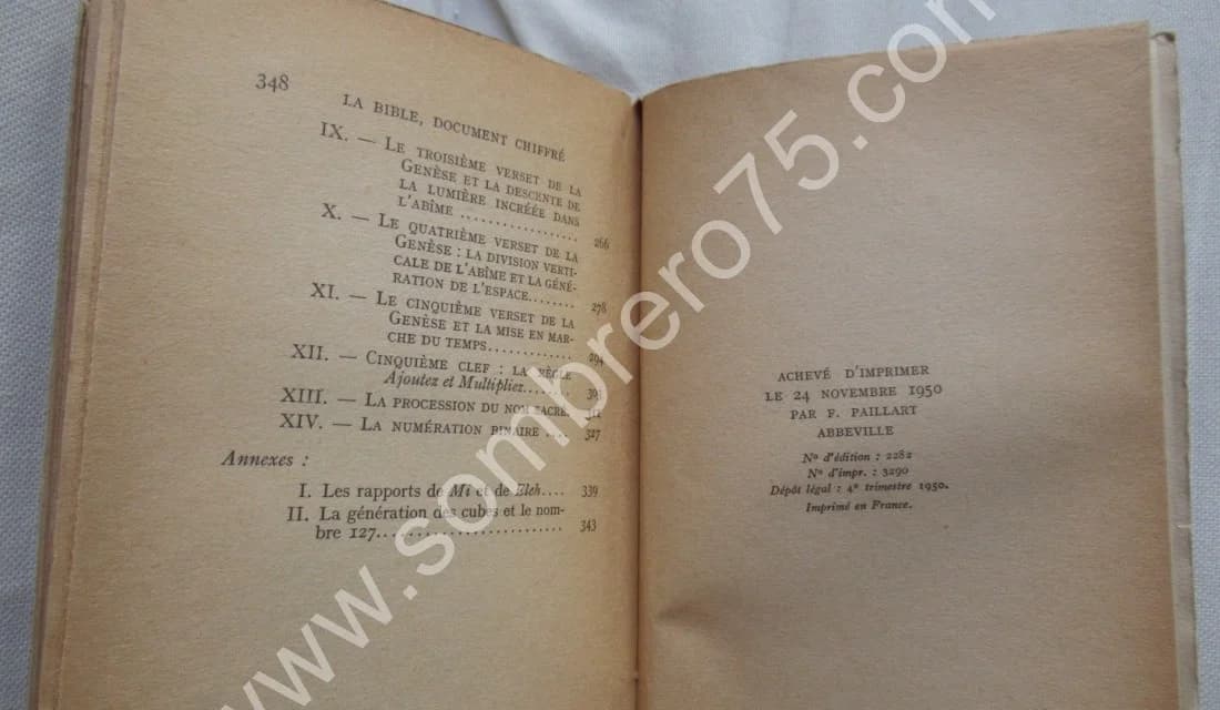 La Bible Document Chiffré. - 2 Tomes - Image 9