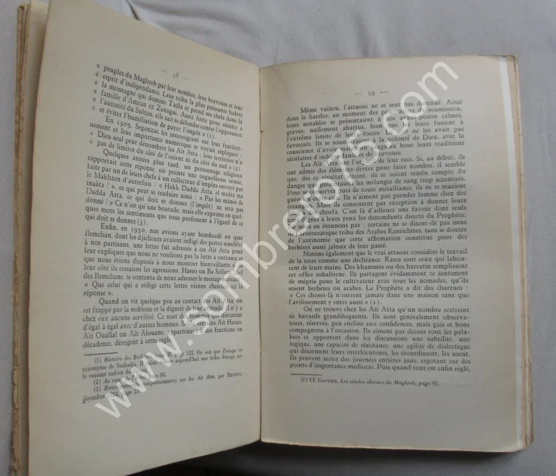 Les Aït Atta du Sahara et la Pacification du Haut Dra. Envoi. Capitaine SPILLMANN - Image 5