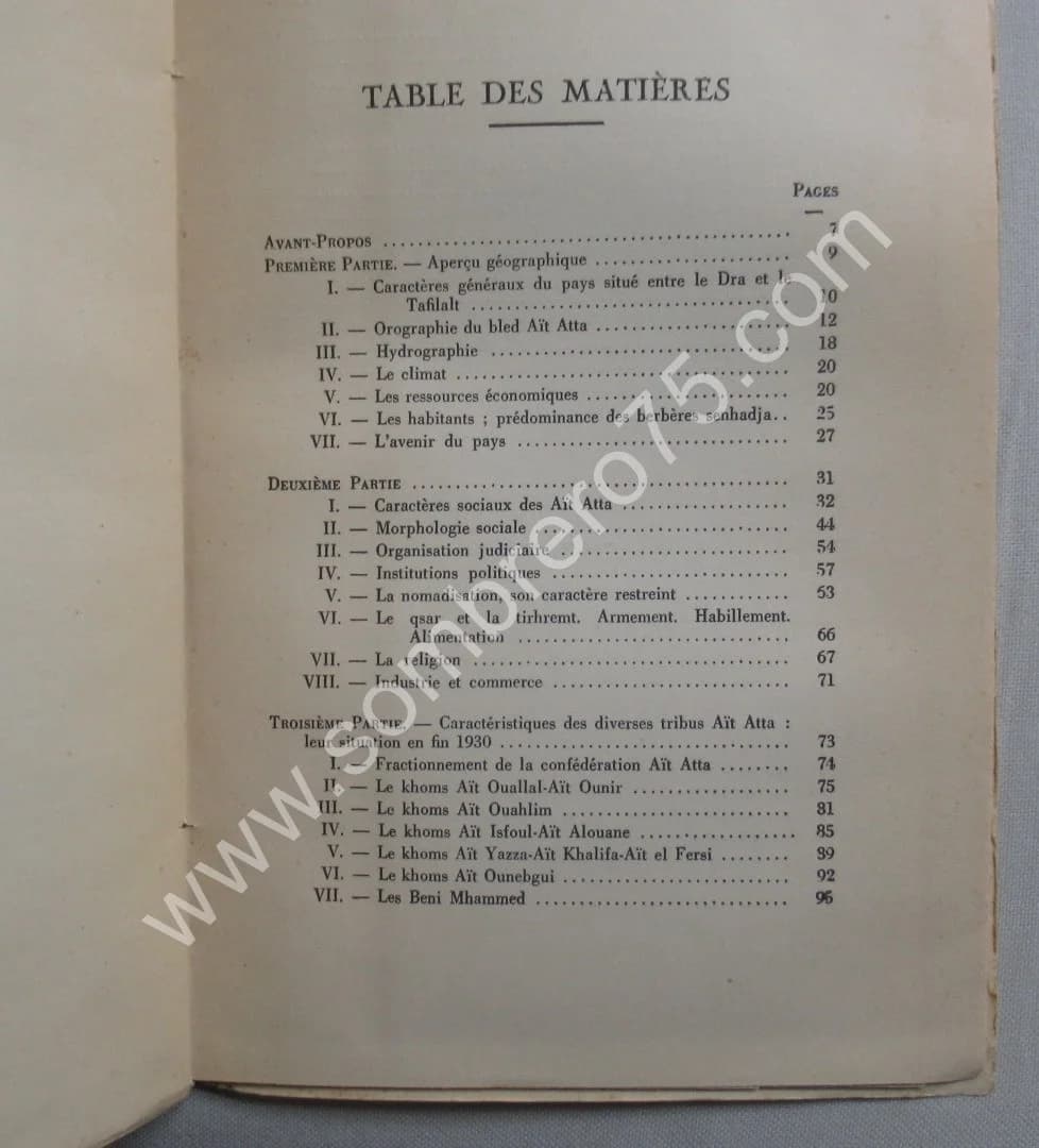 Les Aït Atta du Sahara et la Pacification du Haut Dra. Envoi. Capitaine SPILLMANN - Image 8