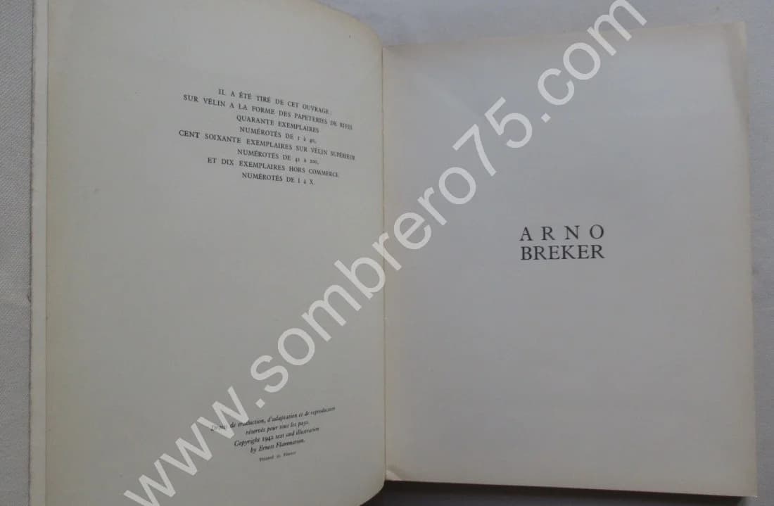 Arno BREKER.. 1942 - Image 3