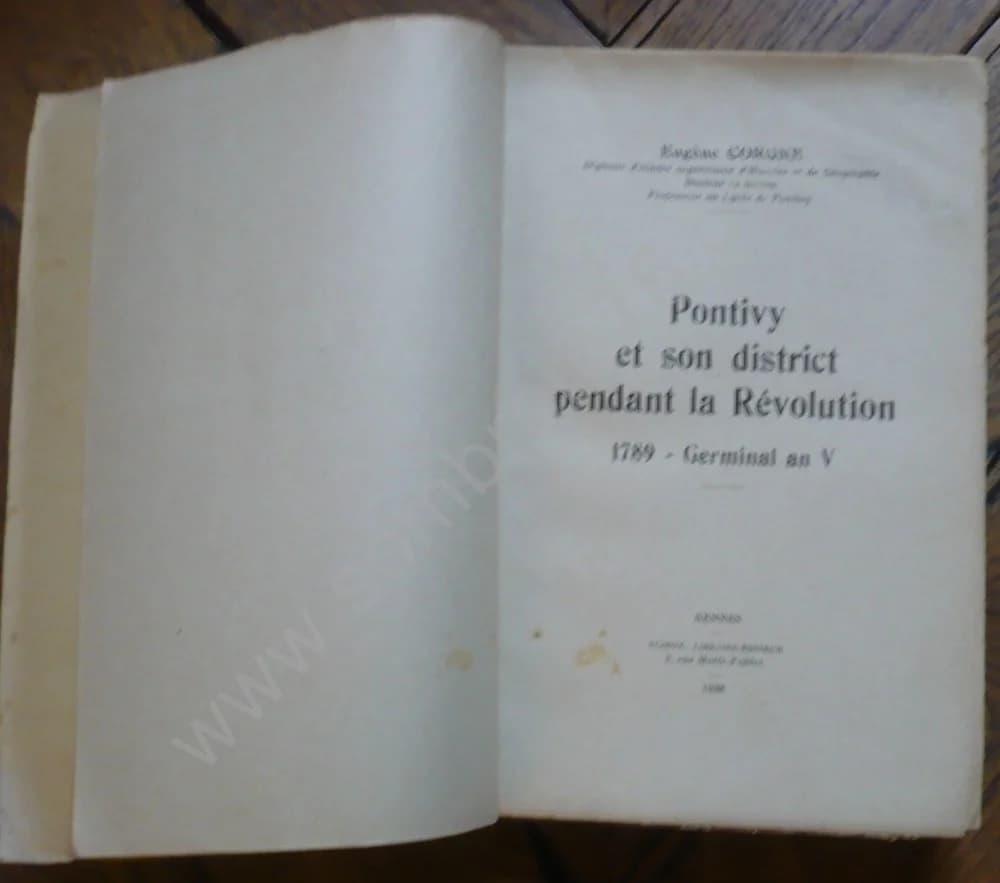 Pontivy et son District pendant la Révolution :1789-Germinal An V, suivi de : Les Revendications des Paysans de la Sénéchaussée - Image 4