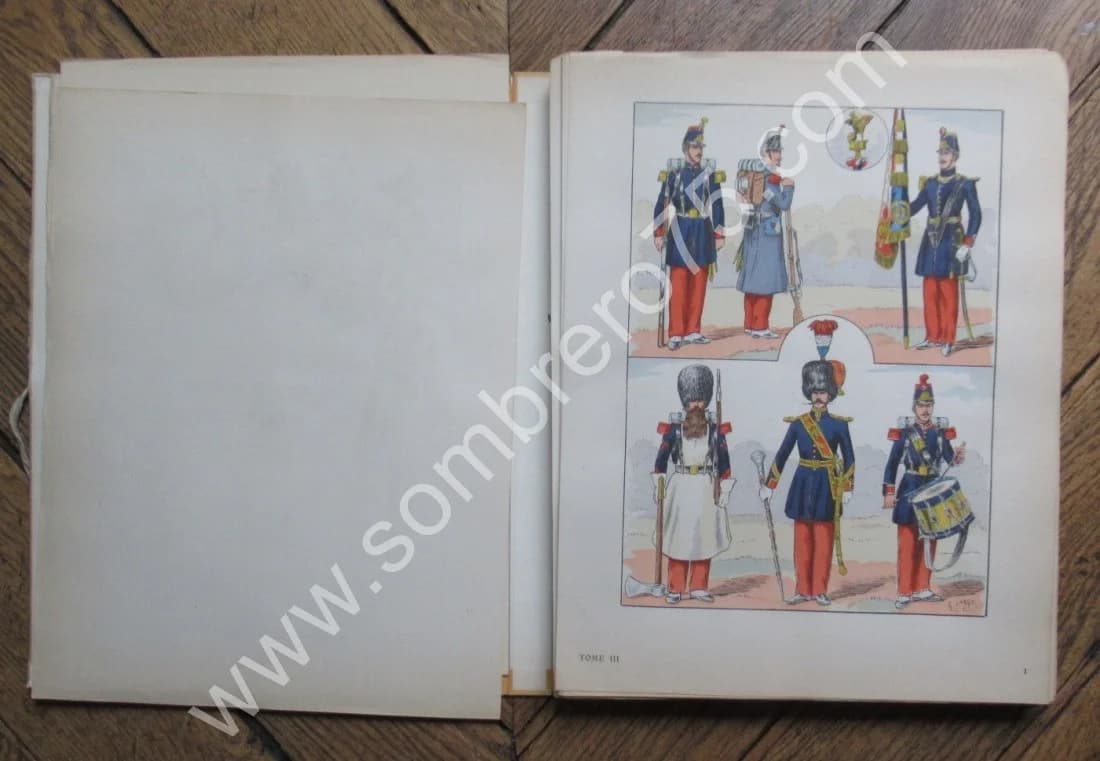 Le Costume Militaire Français à travers les Âges. Tome III - Image 3