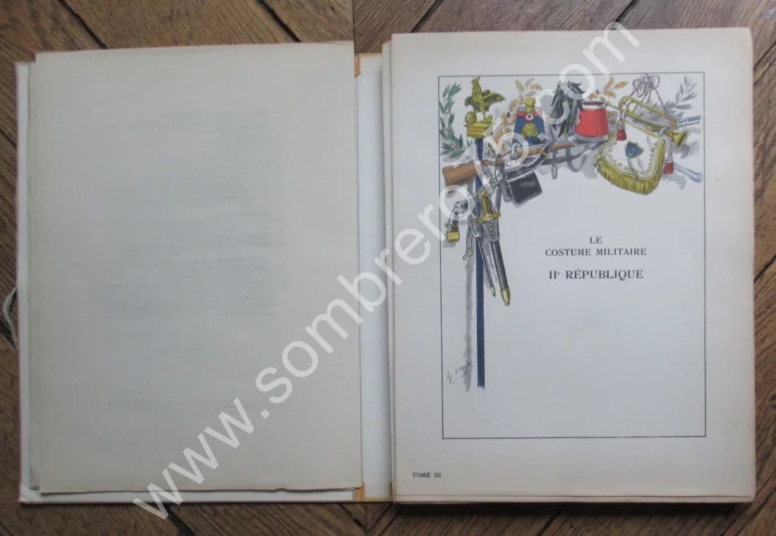Le Costume Militaire Français à travers les Âges. Tome III - Image 4